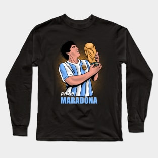 Rip diego maradona Long Sleeve T-Shirt